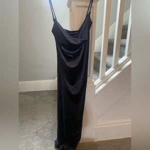 L blue soft Ryegrass dress